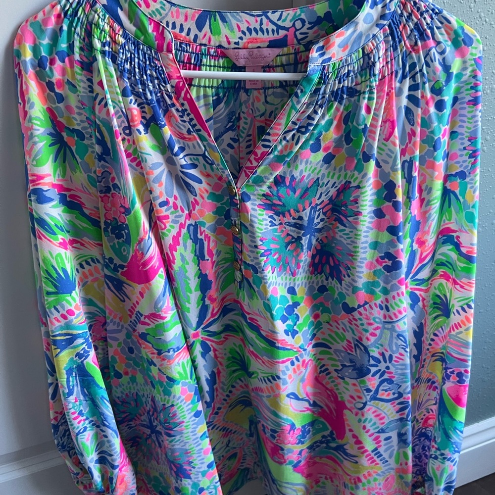 Lilly Pulitzer Multicolor Floral Top